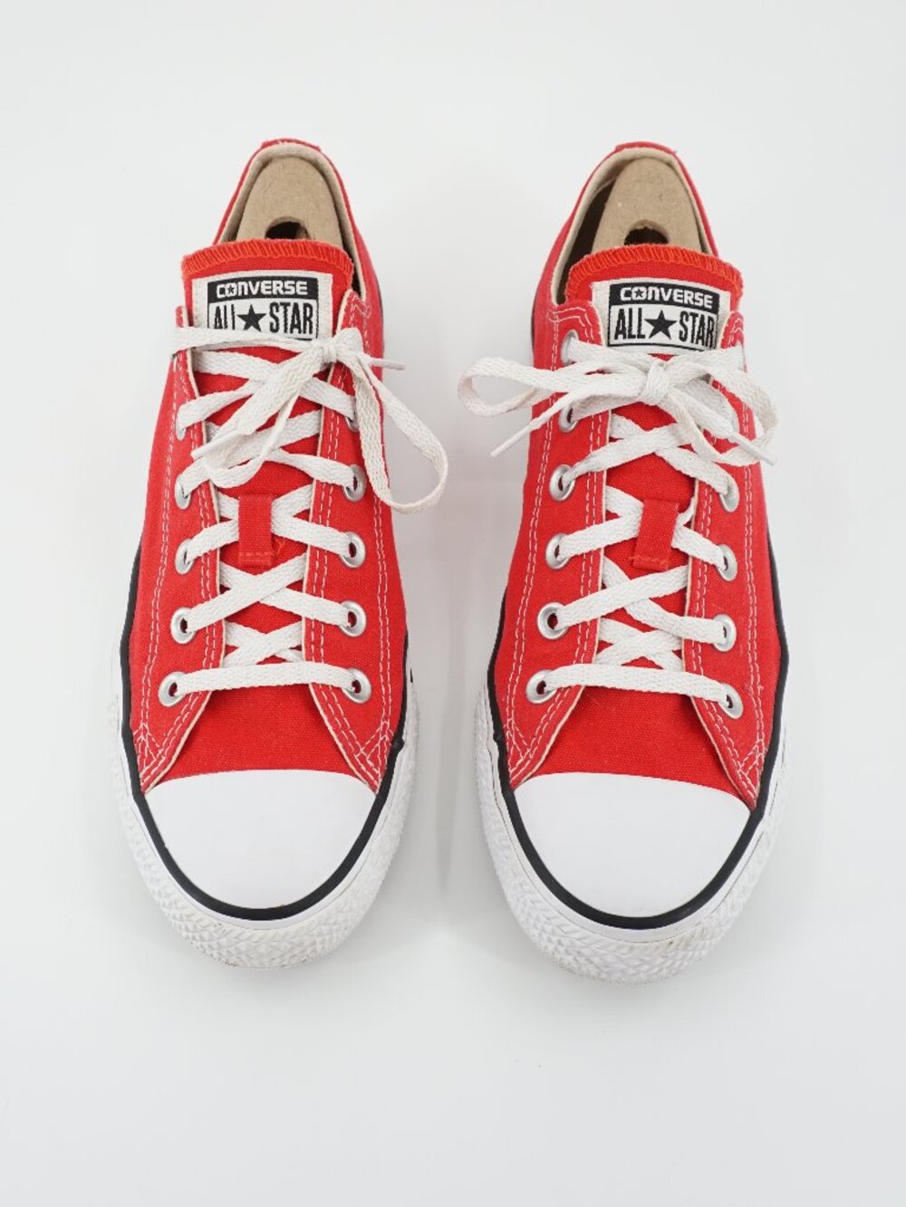 UNISEX CONVERSE ALL STAR CANVAS SNEAKERS/SHOES-MEN 8/WOMEN 10-Red